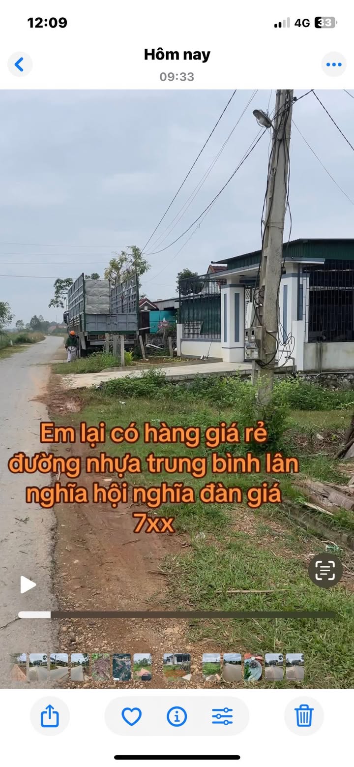 Đất nền Nghĩa Hội 85m² - Giá thỏa thuận, vị trí đẹp gần trường lái!