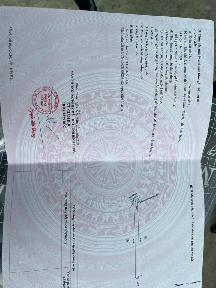 Đất nền 9 lô Minh Thành, Chơn Thành 500m² giá chỉ từ 200 triệu - Đầu tư sinh lời ngay!