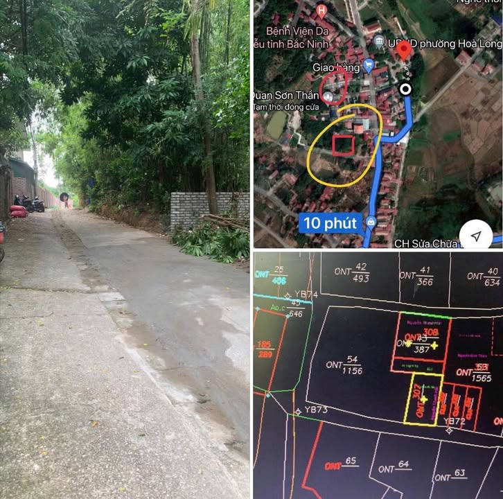 Đất thổ cư 600m² tại Hoà Long, Bắc Ninh - Chính chủ bán gấp!