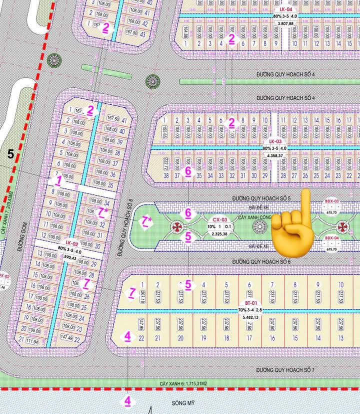 Đất nền KDC Quỳnh Hưng, Hưng Yên 108m² giá 2.2 tỷ - Mặt tiền 6m, gần công viên!