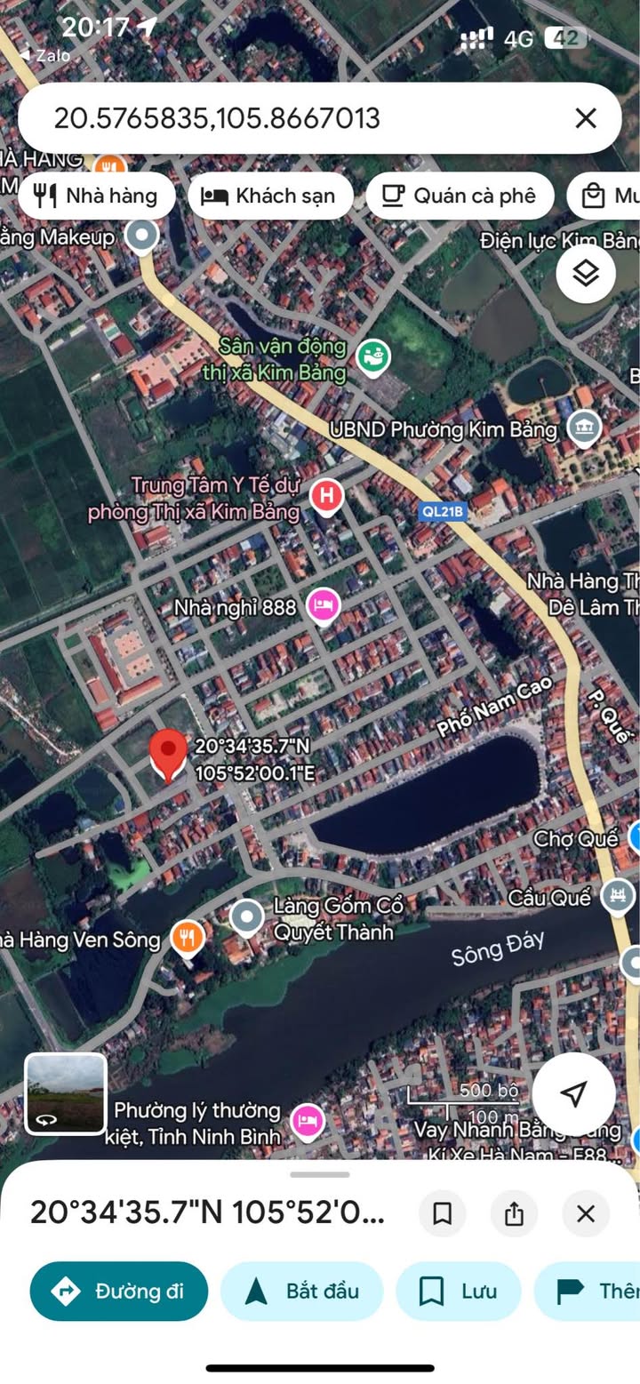 Đất nền Thị trấn Quế, Kim Bảng 97m² giá 2.95 tỷ - Đầu tư sinh lời ngay!