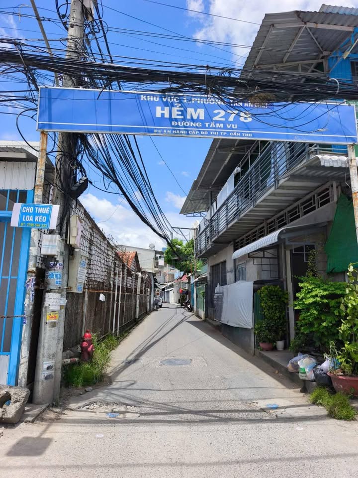 Nhà hẻm 278 Tầm Vu, Ninh Kiều, Cần Thơ 75m² giá 2.49 tỷ - Vị trí trung tâm, xe tải vào tận nhà!