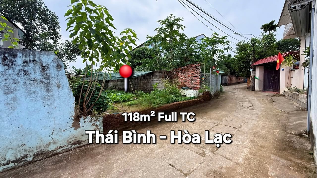 Đất nền Thái Bình, Bình Yên, Thạch Thất 118m² giá 4 tỷ - Đầu tư sinh lời ngay!