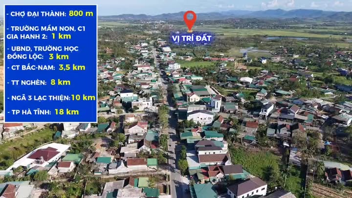 Bán đất mặt tiền Quốc lộ 15, xã Đồng Lộc, diện tích 105m² - Đầu tư sinh lời cao!