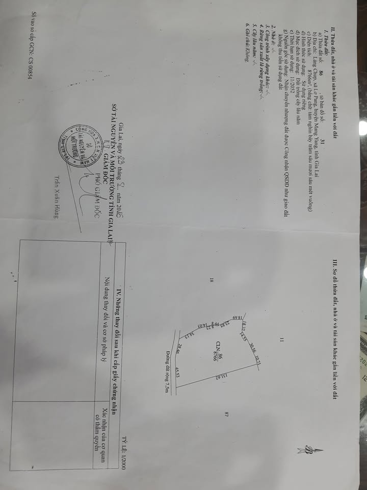 Đất nền Lơ Pang, Mang Yang, Gia Lai 8766m² - Đường 10m thông thoáng, giá thỏa thuận!