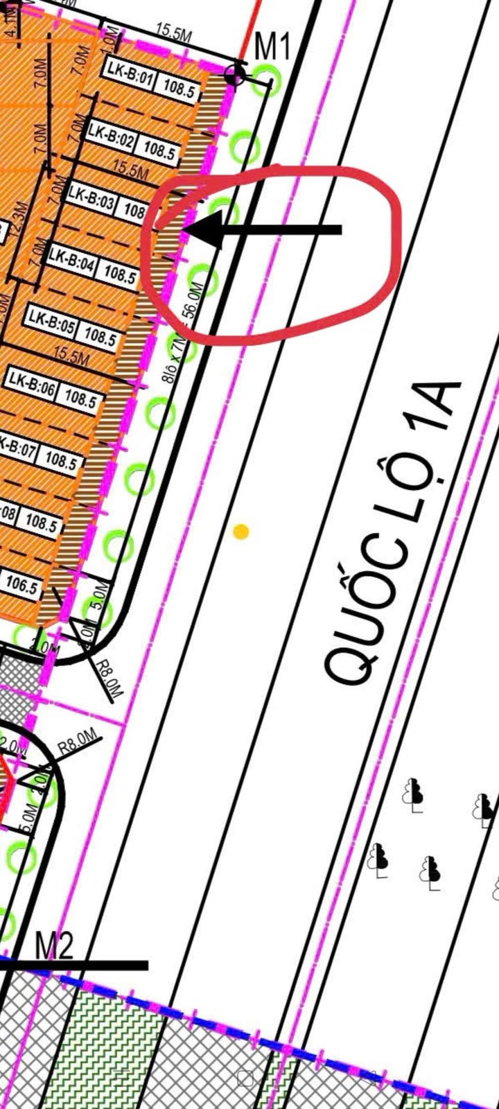 Lô đất mặt tiền Quốc lộ 1A, Văn Sơn, Ninh Hải 108m² giá 1.55 tỷ - Đầu tư sinh lời lâu dài!