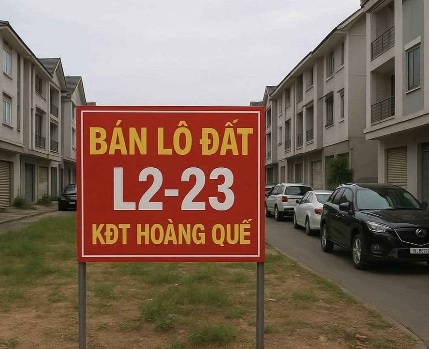 Đất nền KĐT Hoàng Quế 100m² giá 1.7 tỷ - Sổ đỏ chính chủ, đầu tư sinh lời!