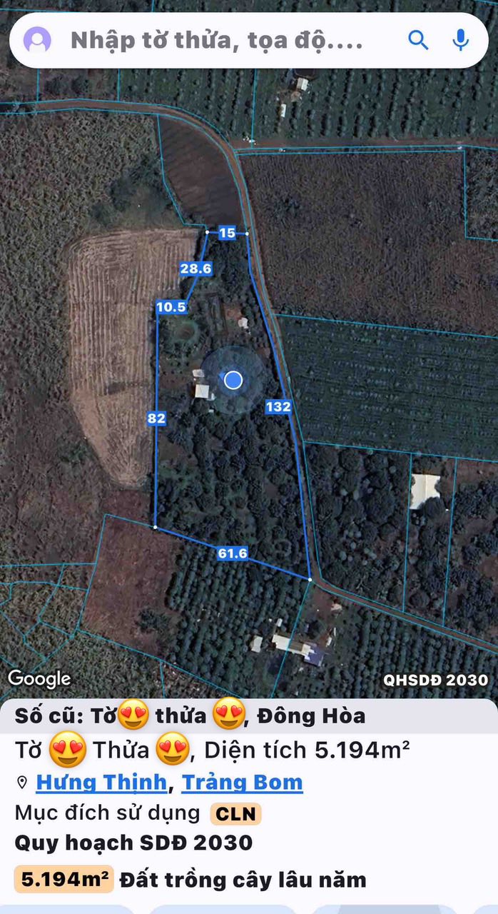 Nhà vườn trái cây 5.164m² tại Hưng Thịnh, Trảng Bom - Đầu tư sinh lời hấp dẫn!