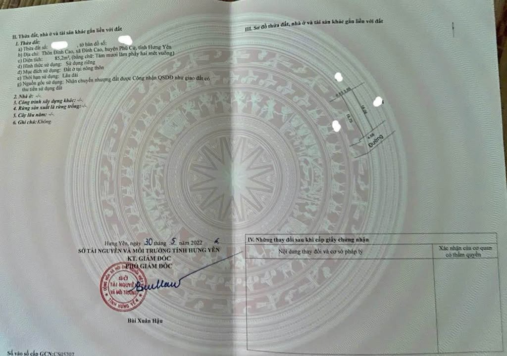 Lô đất Đỉnh Cao, Phù Cừ, 85m² giá 1.5 tỷ - Cơ hội đầu tư tuyệt vời!