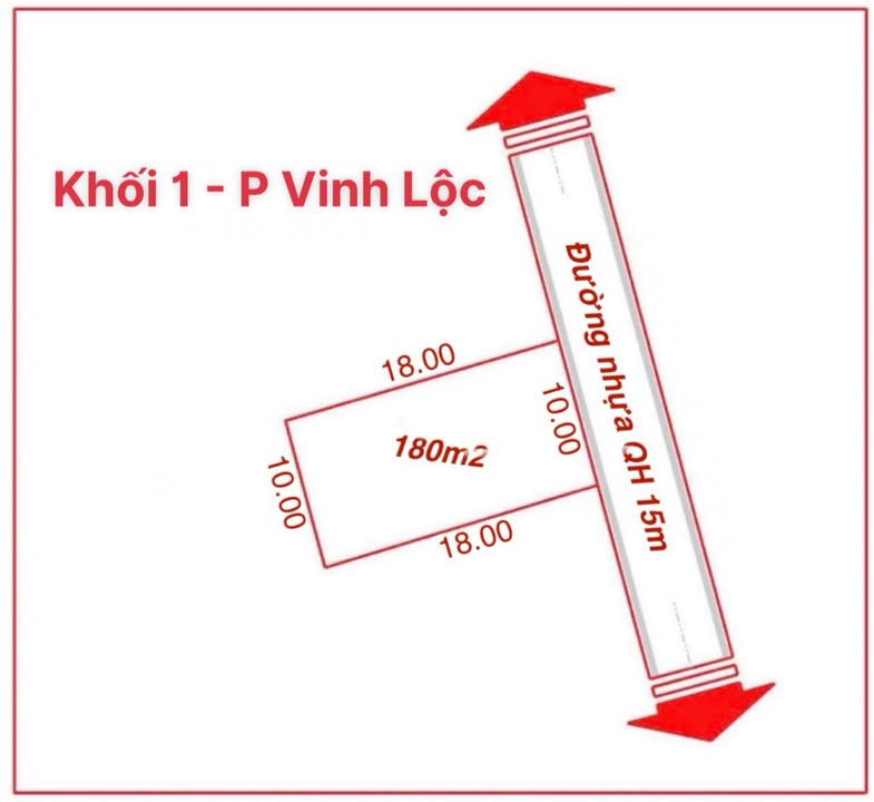 Đất nền Nghi Phong, Vinh 180m² giá 4 tỷ - Pháp lý rõ ràng, cơ hội đầu tư tốt!