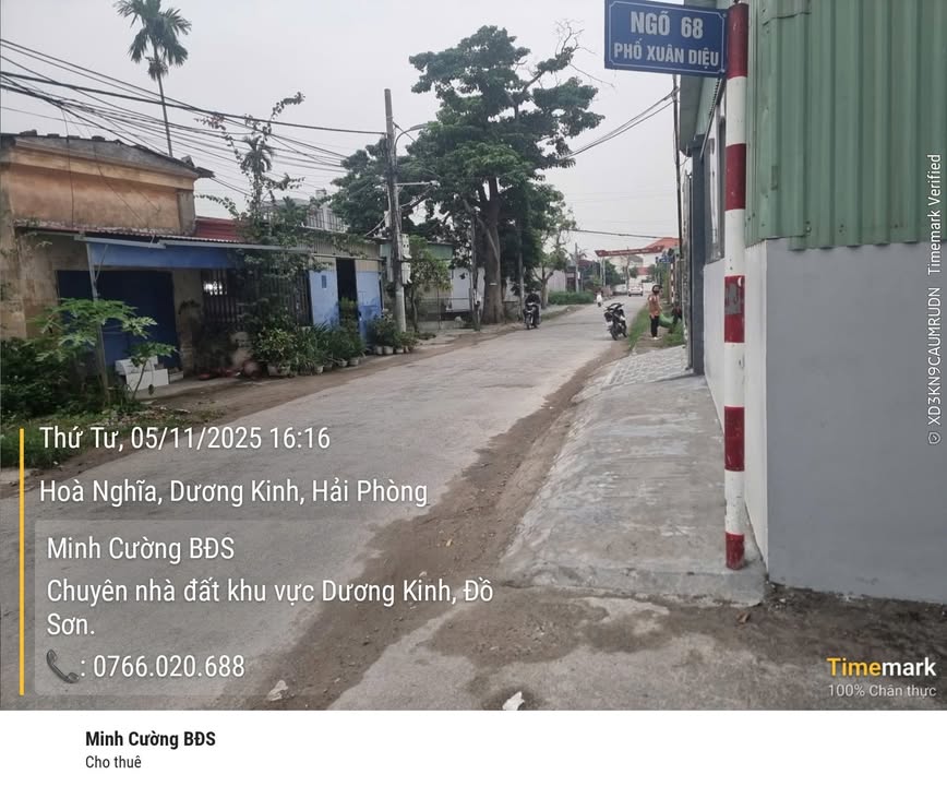 Đất nền 51m² ngõ 3m đường Xuân Diệu, Dương Kinh - Giá tốt chỉ 7xx triệu!