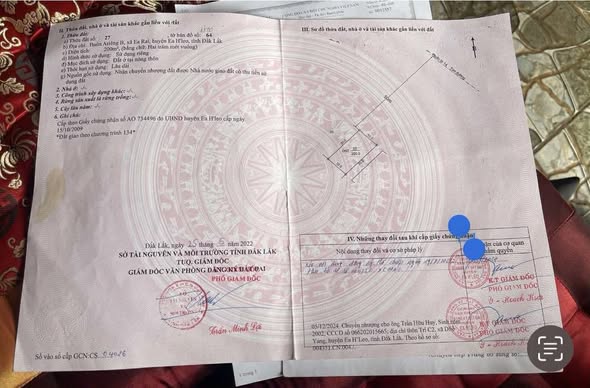 Đất thổ cư hai mặt tiền xã Ea Drăng, 500m² giá 2 tỷ - Tiềm năng kinh doanh vượt trội!