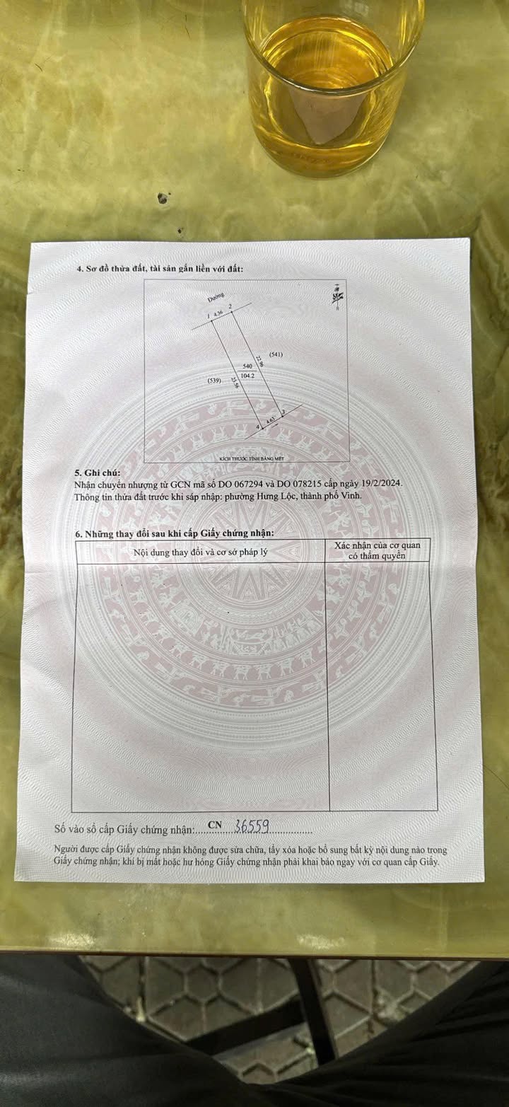 Đất chính chủ Vinh Lộc 104m² giá thỏa thuận - Vị trí thuận lợi cho đầu tư!