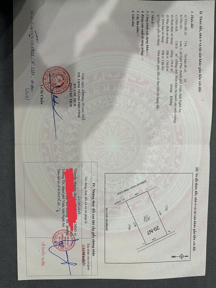 Đất tái định cư xóm 5 Nghi Phú 136m² giá 4 tỷ - Vị trí siêu đẹp gần công viên!