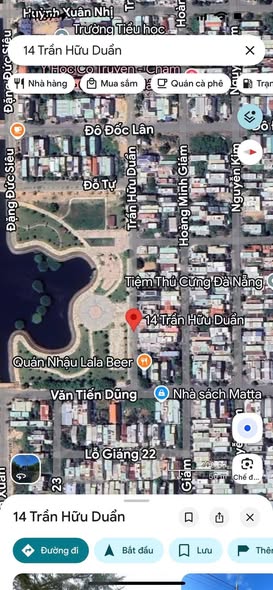 Đất nền đường Trần Hữu Duẩn, Hòa Xuân 113,5m² giá 5,15 tỷ - Đối diện công viên