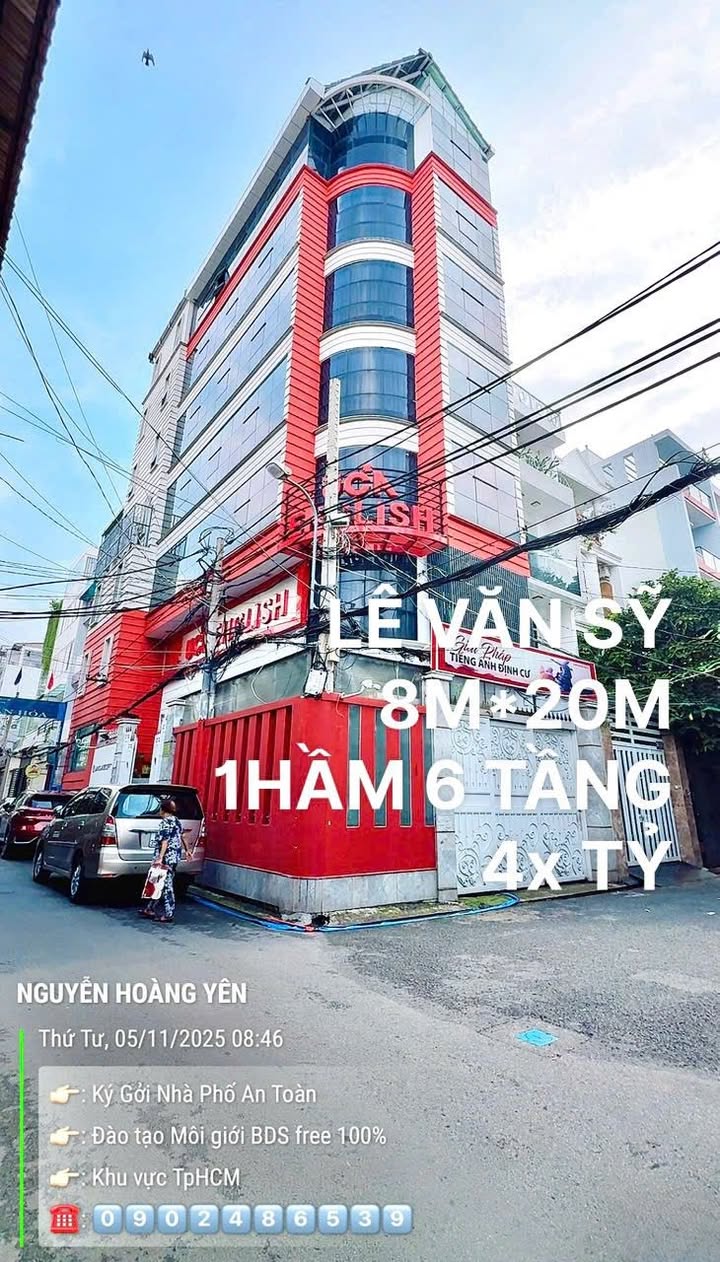 Tòa nhà văn phòng 7 tầng góc 2 mặt tiền Lê Văn Sỹ 145m² giá chỉ 47 tỷ - Đầu tư sinh lời hấp dẫn!