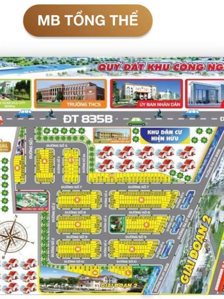 Đất nền KDC Luxury Central Phước Lý 80m² giá 2 tỷ - Sổ hồng riêng từng nền!