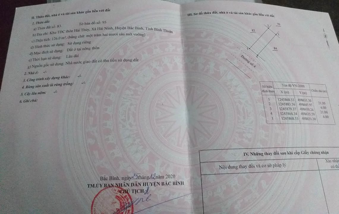 Đất nền TĐC Hải Ninh 126m² giá 600 triệu - Cần bán gấp!