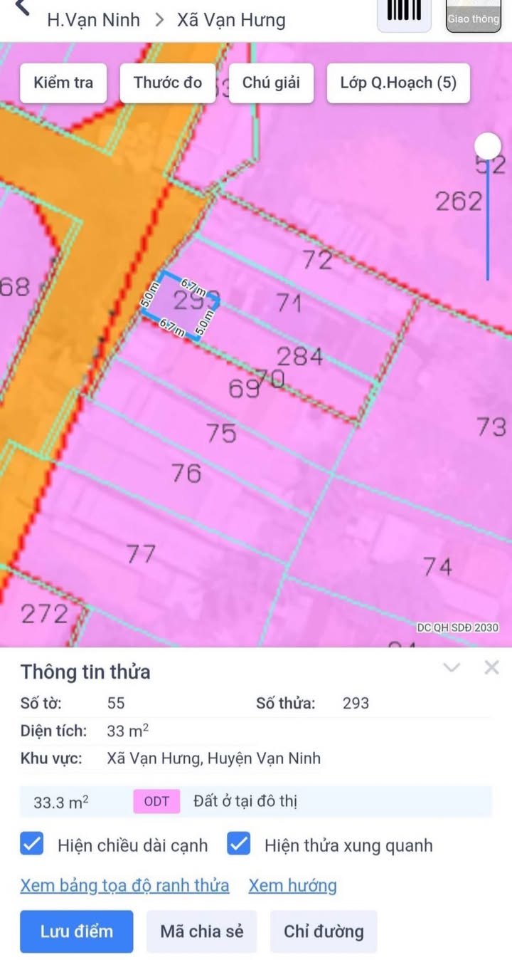 Đất nền Vạn Hưng 133m² giá 780 triệu - Sổ hồng chính chủ, đầu tư sinh lời!