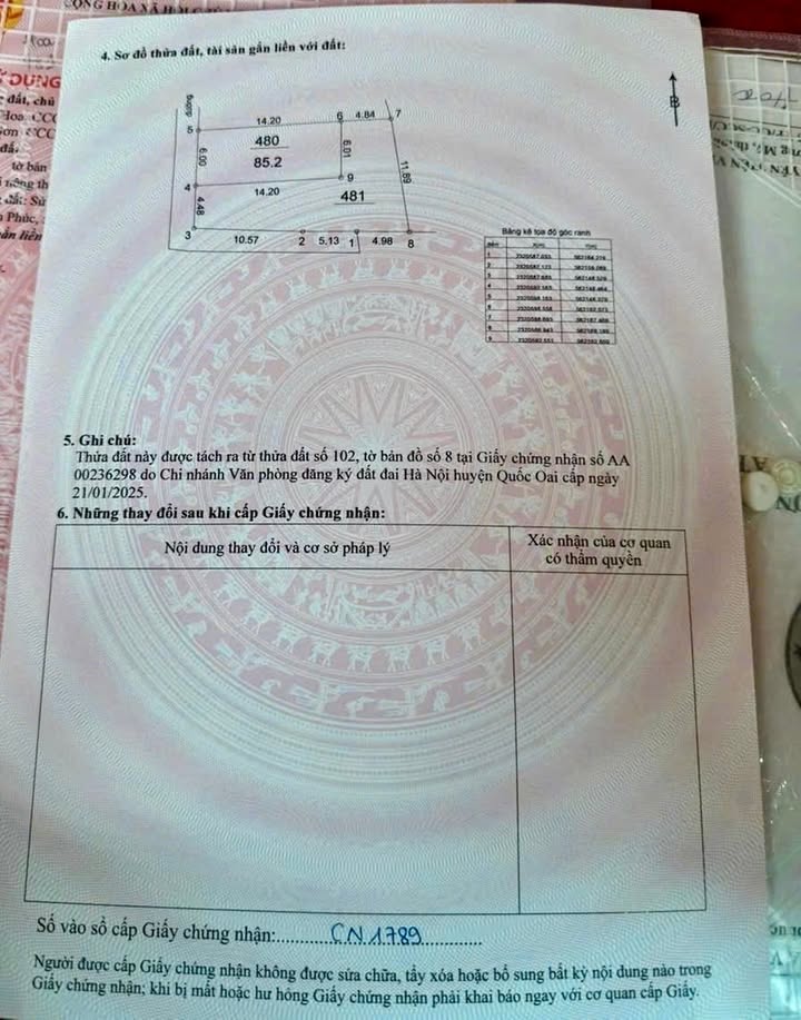 Đất nền Liệp Tuyết, Quốc Oai 85m² giá 3 tỷ - Cơ hội đầu tư hấp dẫn!