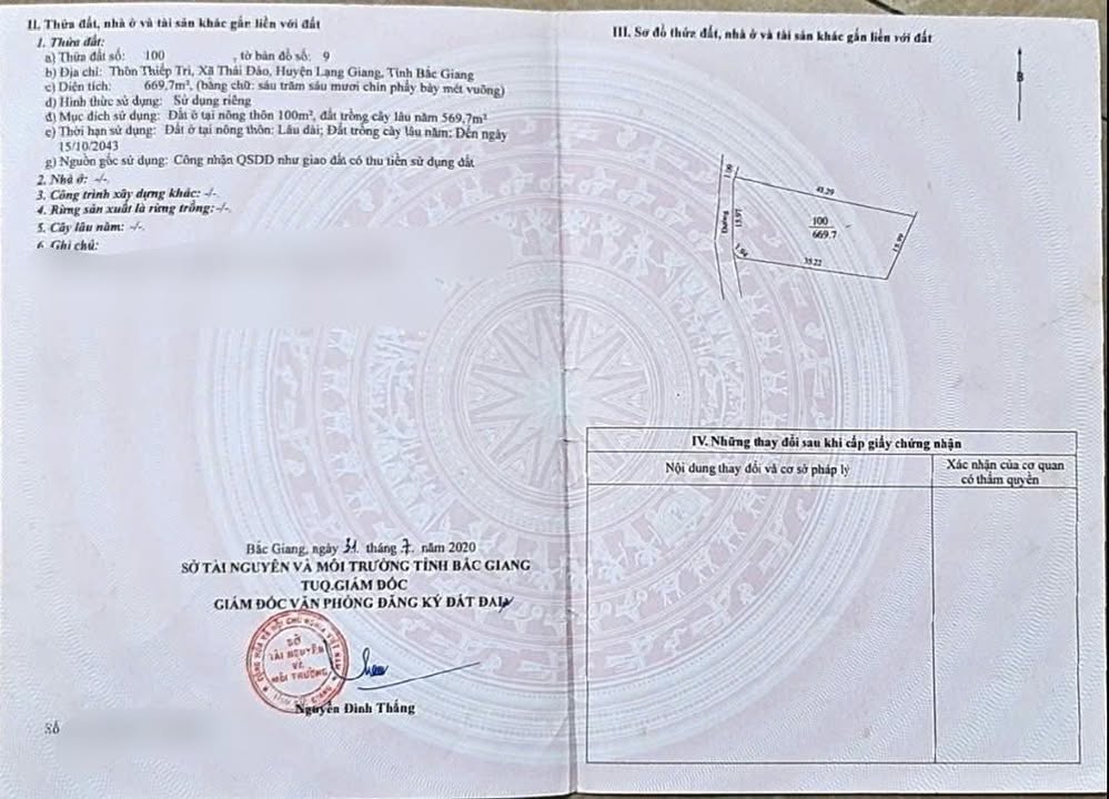 Đất nền Thái Đào Lạng Giang 700m² giá chỉ 2 tỷ - Cơ hội đầu tư tuyệt vời!