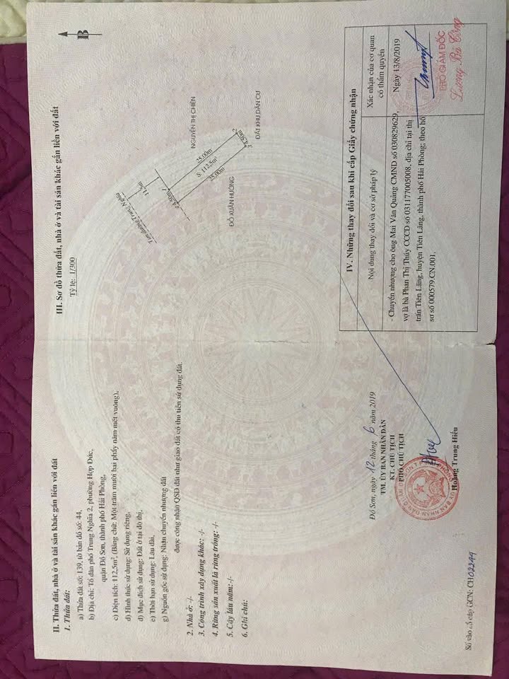 Bán đất mặt đường Trung Nghĩa, Hợp Đức, Đồ Sơn 112m² giá 3.543 tỷ - Kinh doanh sầm uất!