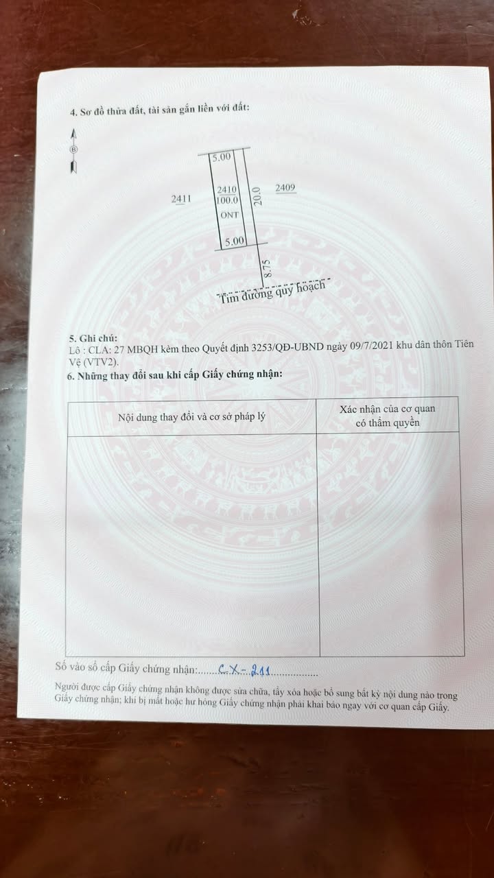 Đất nền Lưu Vệ, Quảng Xương 100m² - Hướng Nam, đầu tư sinh lời!