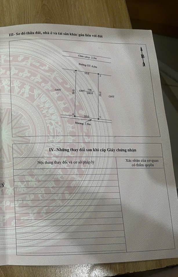 Đất thổ cư 200m² Bảo Yên Thanh Thủy - Giá tốt, sổ đỏ chính chủ!