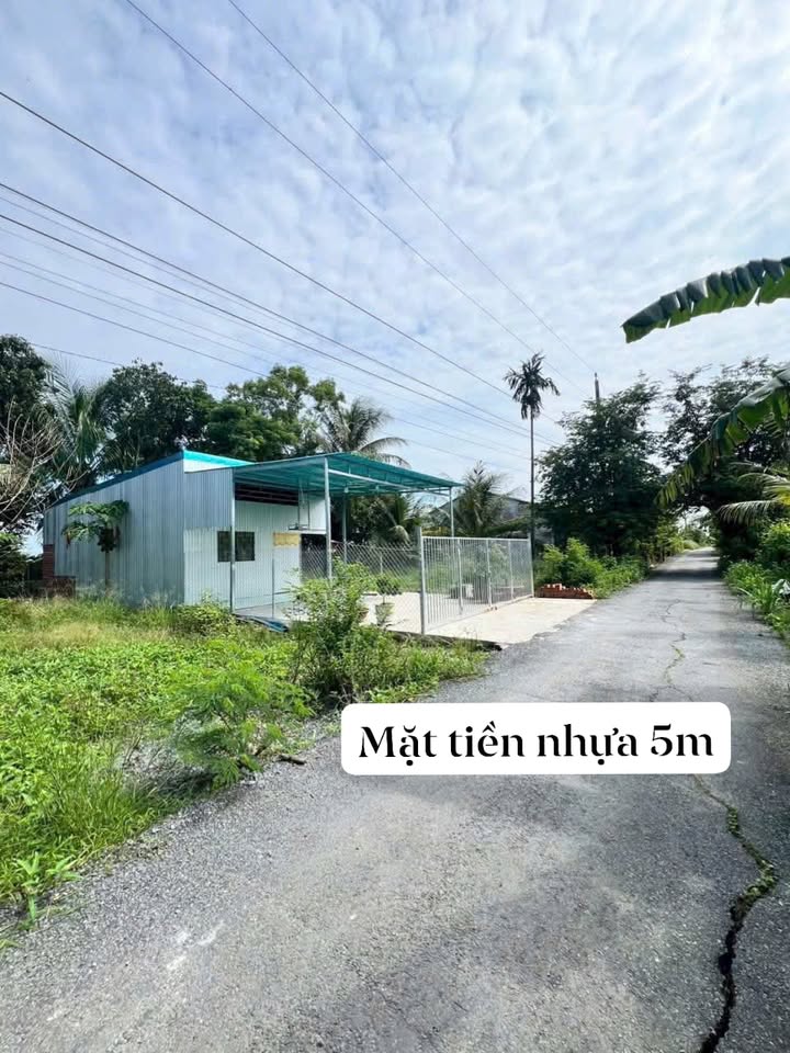 Đất thổ cư 118m² An Lục Long Châu Thành 350 triệu - Mặt tiền nhựa, view kênh lớn!