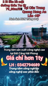 Đất nền liền kề Câu Trung, Quang Hưng, 80m² giá 1 tỷ - Cơ hội đầu tư hấp dẫn!