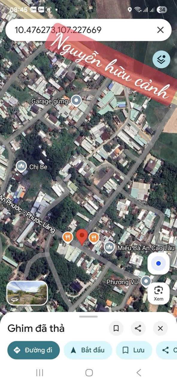 Đất nền An Ngãi, Long Điền 287.5m² giá 3.1 tỷ - Góc 3 mặt tiền, cơ hội đầu tư tuyệt vời!