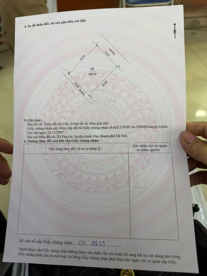 Đất đấu giá xã Phú Cát, Quốc Oai 300m² - Giá đầu tư yêu thương!