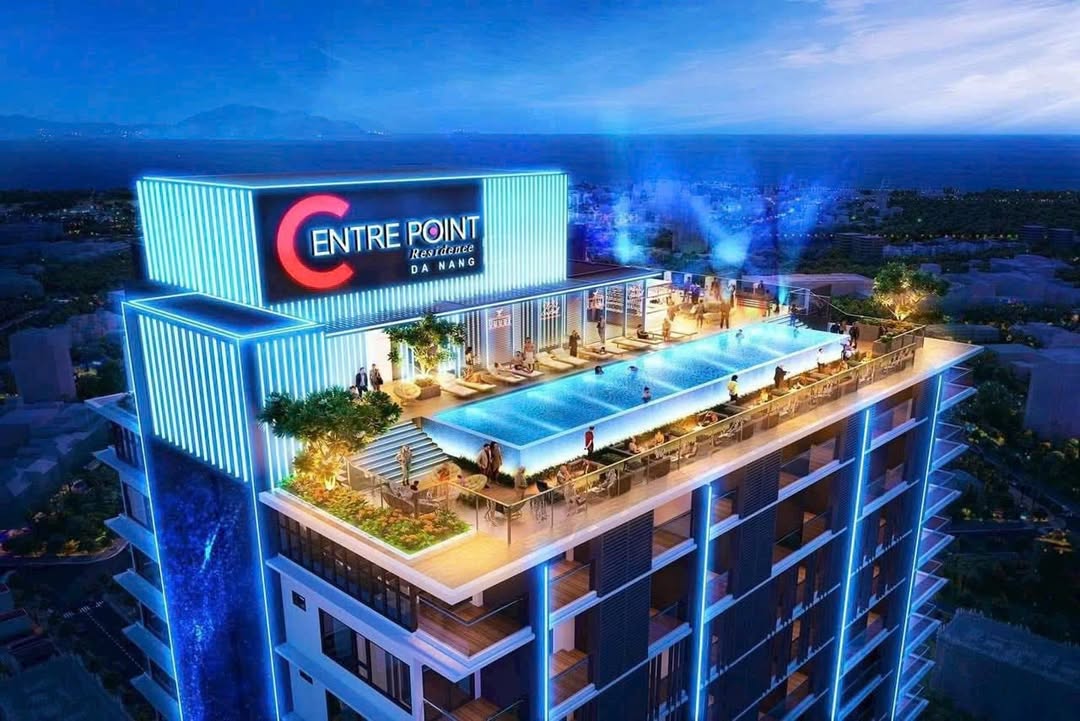 Căn hộ cho thuê 2PN Center Point Đà Nẵng 75m² - Căn góc thoáng mát, giá tốt!