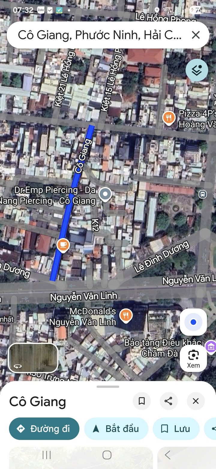 Bán nhà mặt tiền đường Cô Giang, Hải Châu, Đà Nẵng 146.3m² - Kinh doanh sầm uất!