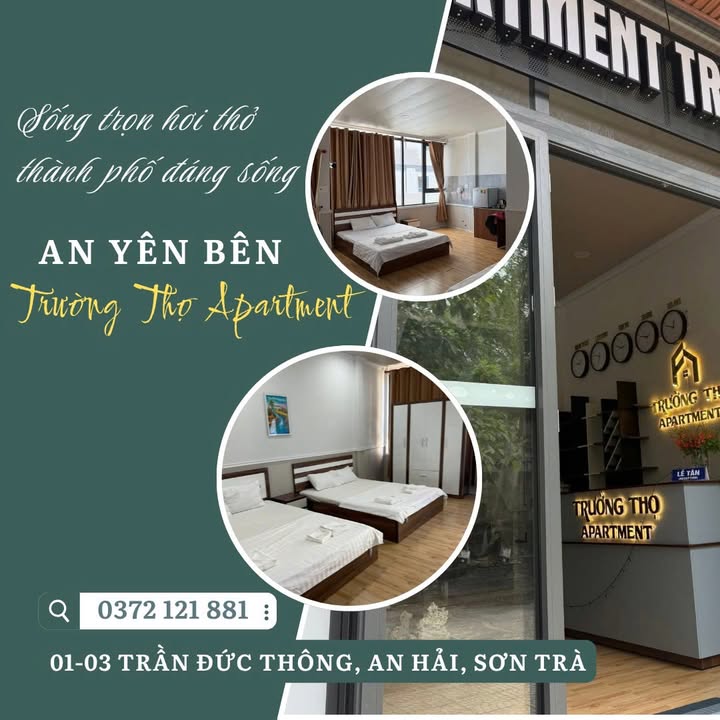 Căn hộ Trường Thọ Đà Nẵng 01-03 Trần Đức Thông - Không gian sống an yên giữa lòng thành phố