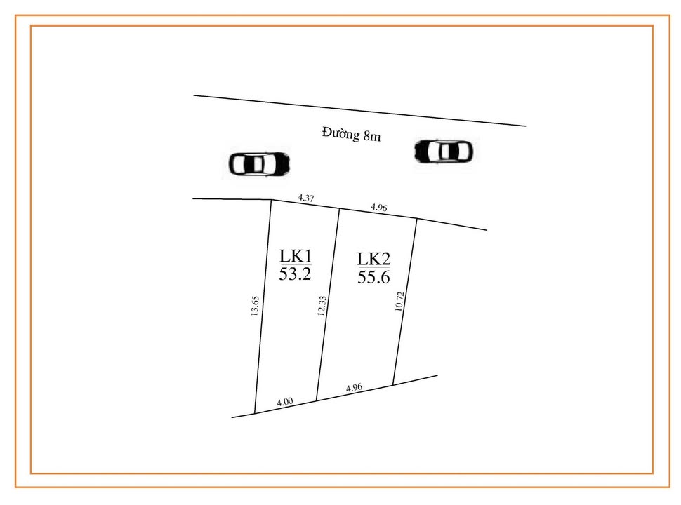 Đất nền Dư Xá - Ninh Xá 53m² giá 2 tỷ - Mặt đường trục chính đẹp