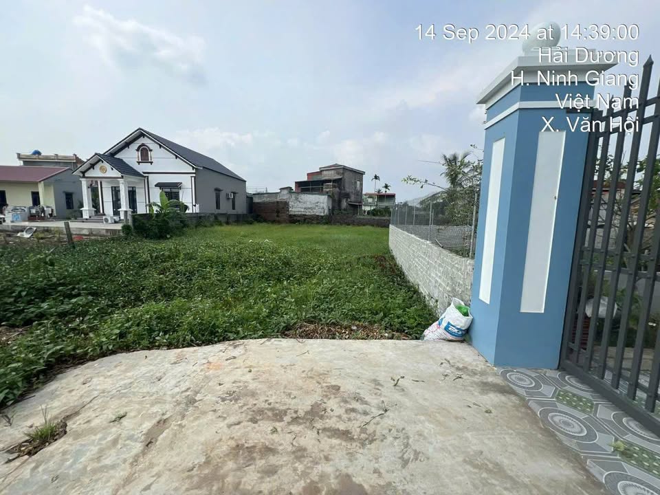 Đất thổ cư Văn Hội Ninh Giang 85m² giá thương lượng - Mặt tiền đẹp, vị trí thuận lợi!