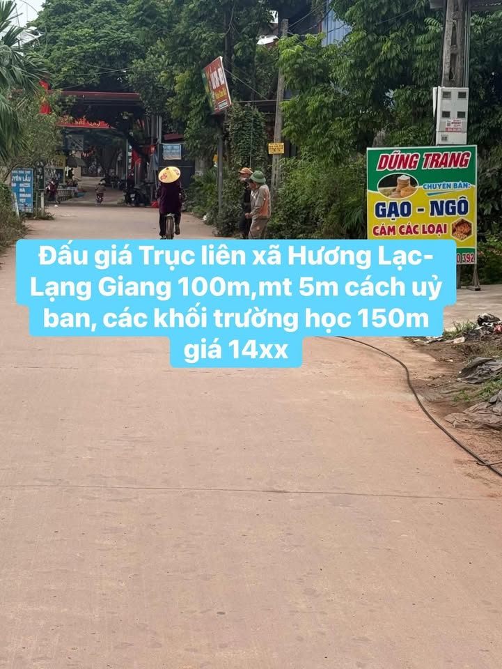 Đất nền Hương Lạc, Lạng Giang 100m² giá thỏa thuận - Kinh doanh sầm uất!