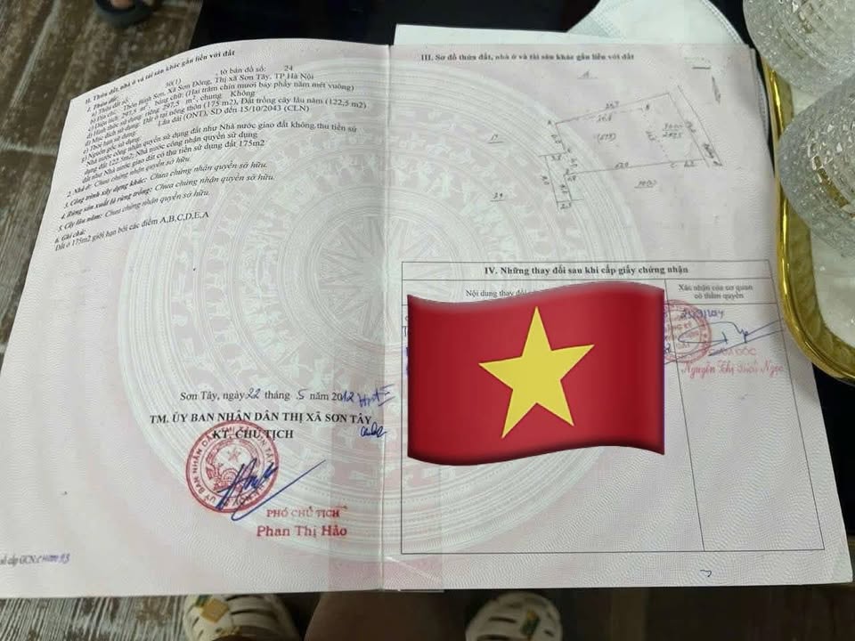 Đất thổ cư 297m² tại thôn Bình Sơn, Sơn Đông - Giá chỉ 2.8 tỷ