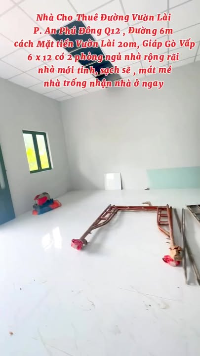 Nhà cho thuê tại An Phú Đông, Quận 12 - Diện tích 72m², mới dọn vào ở ngay!