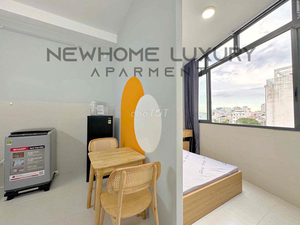 Căn hộ 1 phòng ngủ Bạch Đằng Tân Bình 35m² giá 5.2 triệu - Ban công rộng rãi, đầy đủ nội thất!