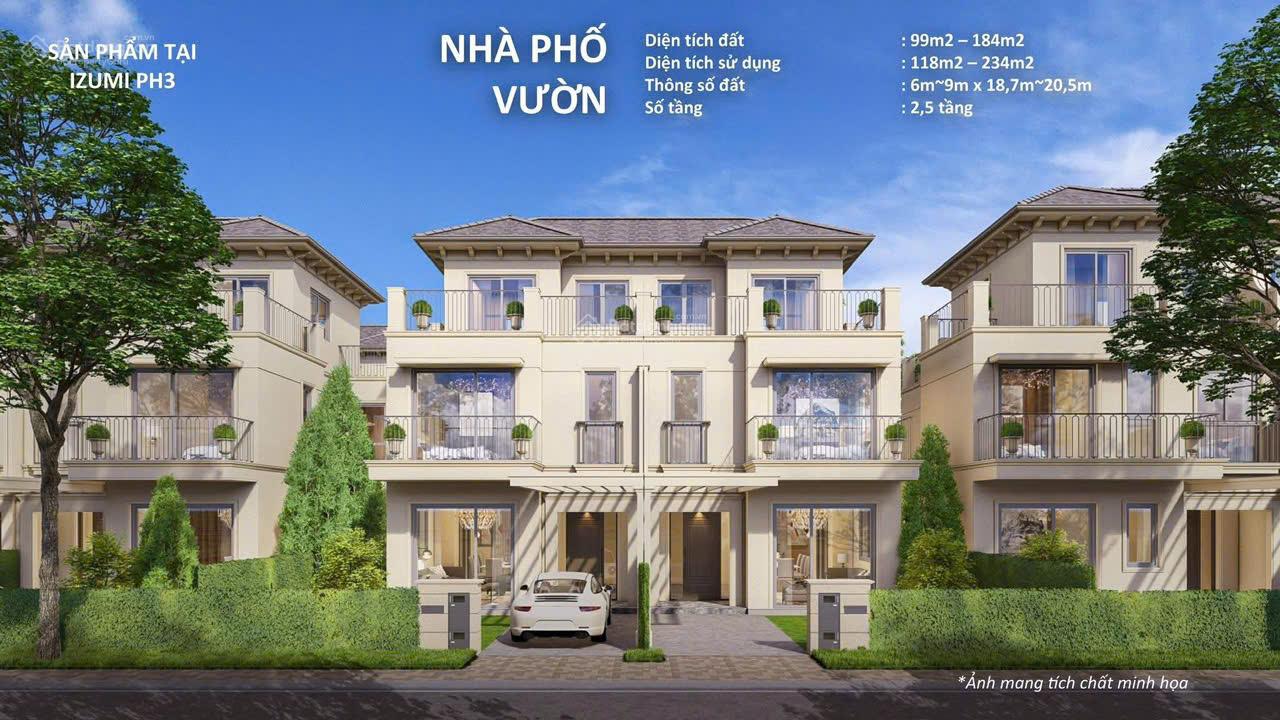 Nhà phố, biệt thự ven sông Izumi City 7,1 tỷ - Chiết khấu lên đến 25%!
