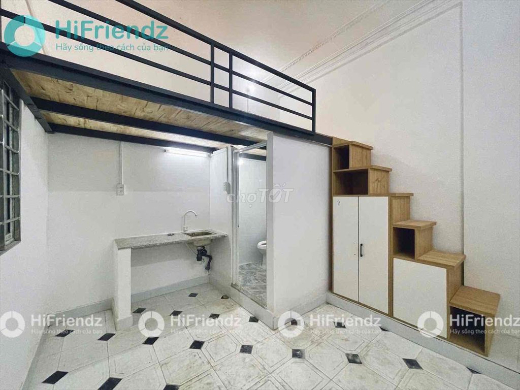 Cho thuê phòng có gác gần Lê Văn Sỹ - Huỳnh Văn Bánh chỉ 4.1 triệu