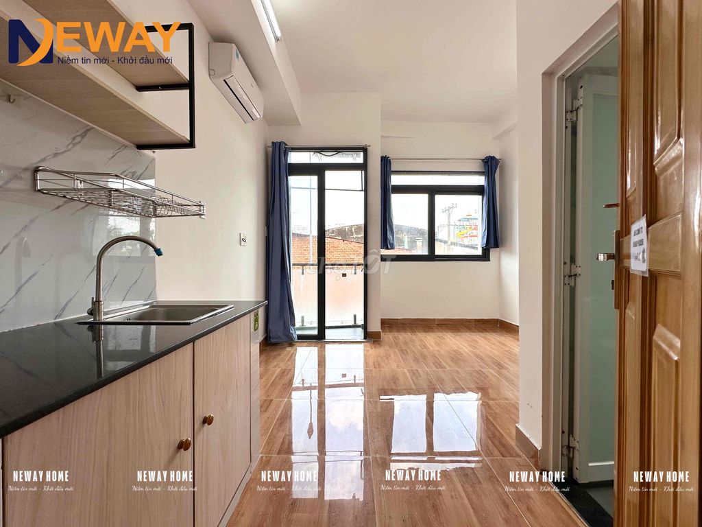 Phòng trọ giá rẻ Tân Phú 25m² - Full nội thất máy lạnh, nước nóng