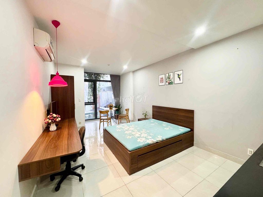 Căn hộ Studio 40m² Bùi Đình Tuý, Bình Thạnh giá 7.2 triệu - Full nội thất, ban công riêng