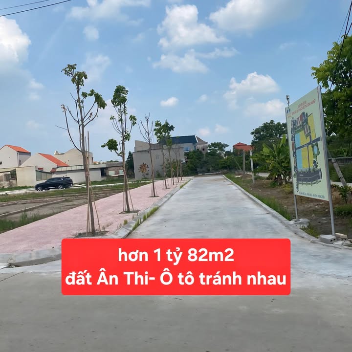Đất nền xã Bắc Sơn, Ân Thi 82m² giá 1 tỷ - Tiềm năng đầu tư hấp dẫn!