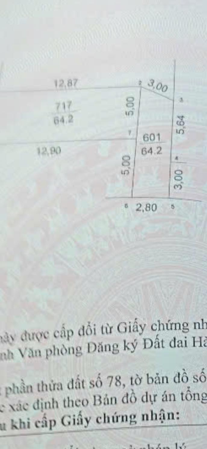 Đất nền Chương Dương Thường Tín 64m² - Đường ô tô vào tận nơi!