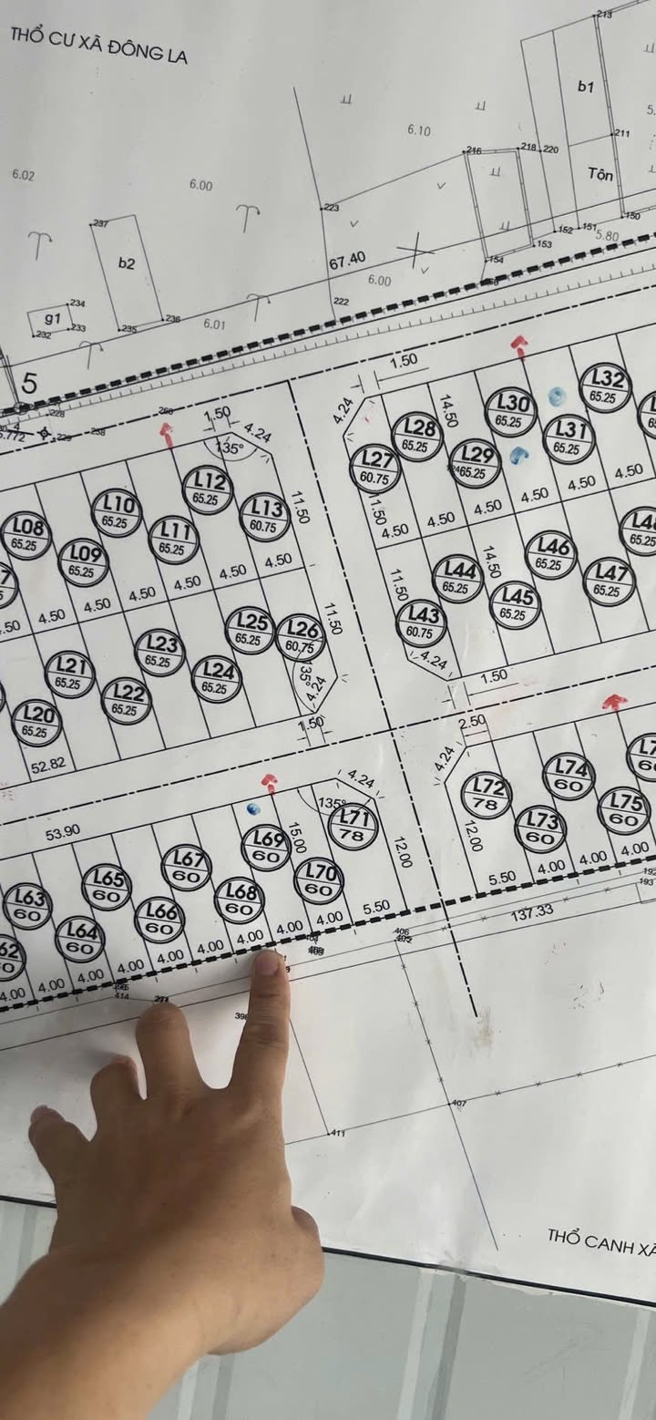 Đất nền An Khánh Hà Đông 65.2m² giá đầu tư siêu đẹp - Hướng Đông Nam thoáng mát!