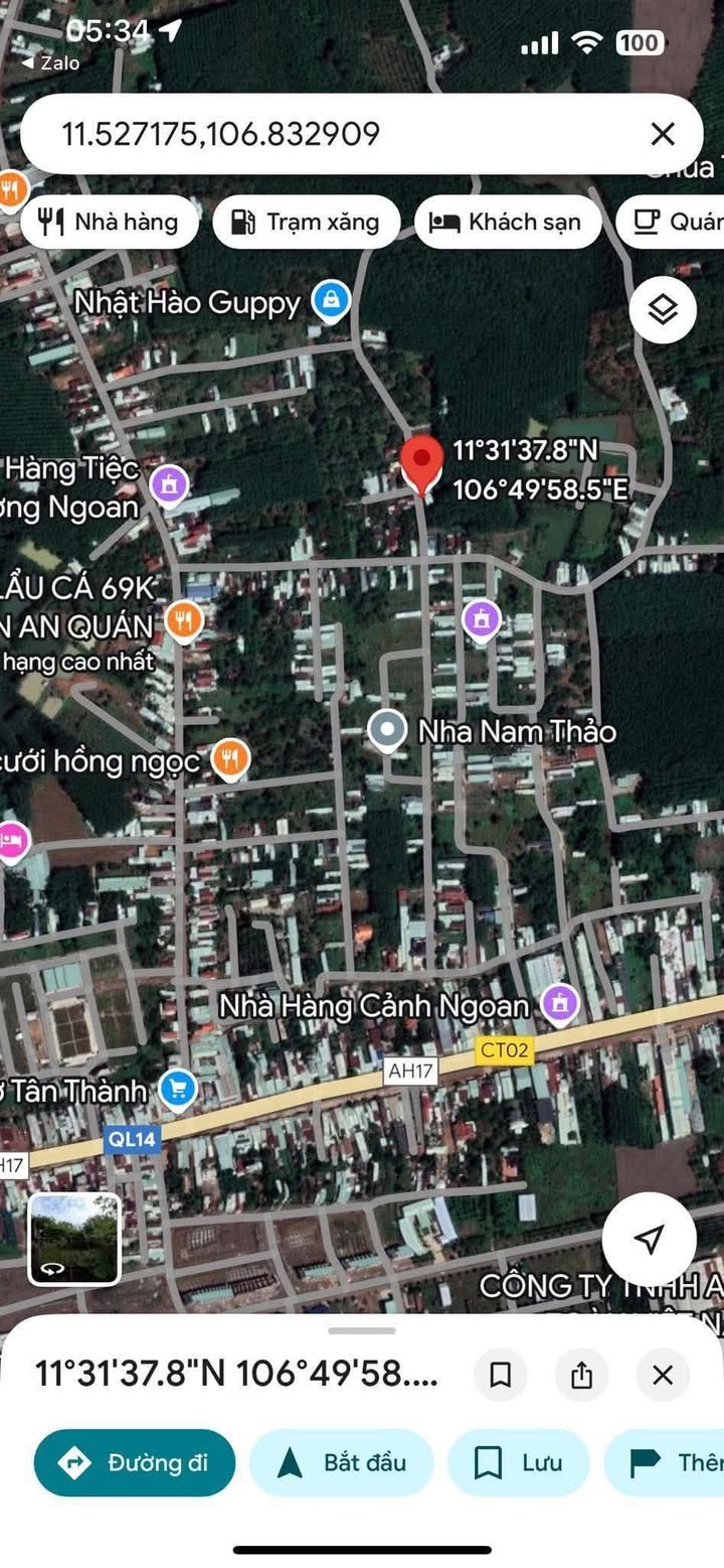 Đất nền Tân Thành Đồng Xoài 145m² giá 550 triệu - Cơ hội đầu tư tuyệt vời!