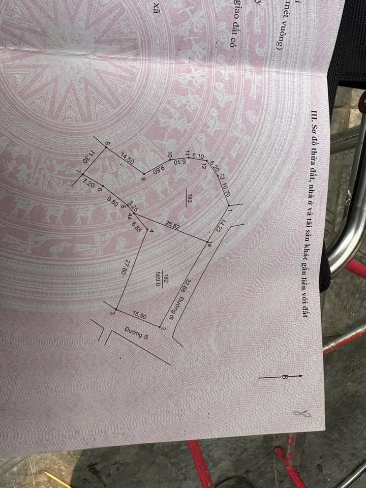 Đất thổ cư 589m² tại thôn Nhân Lý, phường Tùng Thiện - Giá chỉ 4 tỷ VND!